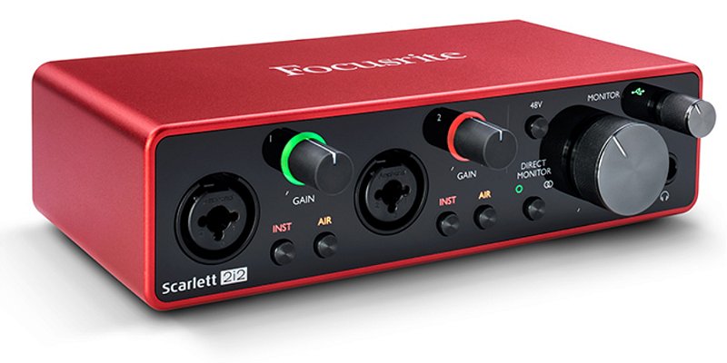 最新作の de Interface Áudio Equipamentos - Focusrite G3 2i2 Scarlett DTM・DAW
