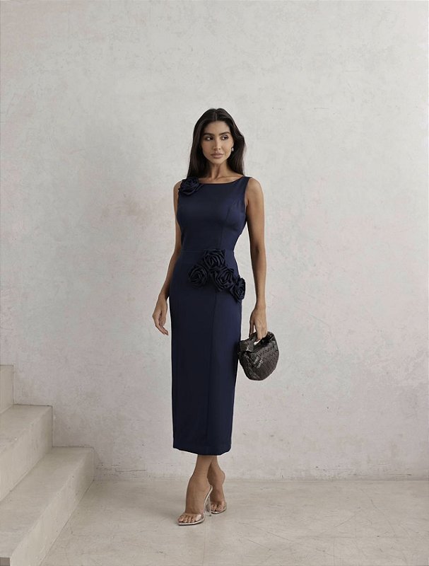 Vestido Midi Alfaiataria Florenza