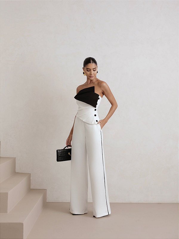 Conjunto Alfaiataria Branco Berna