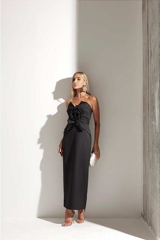 Vestido Alfaiataria Flor