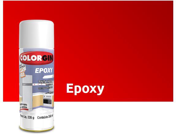 Tinta Spray Epoxy Branco 350Ml 852 - Monfer Ferramentas