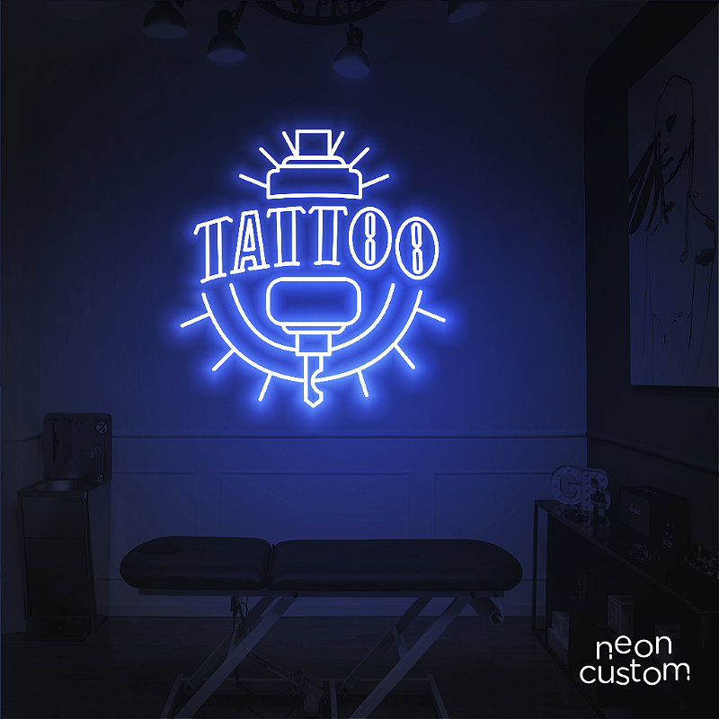 Painel Led "Tattoo Pen" 2 estudio tatuagem Dynamica Tattoo Supply