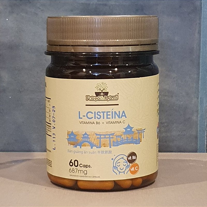 LCisteína c/60 cápsulas LauryNaturais