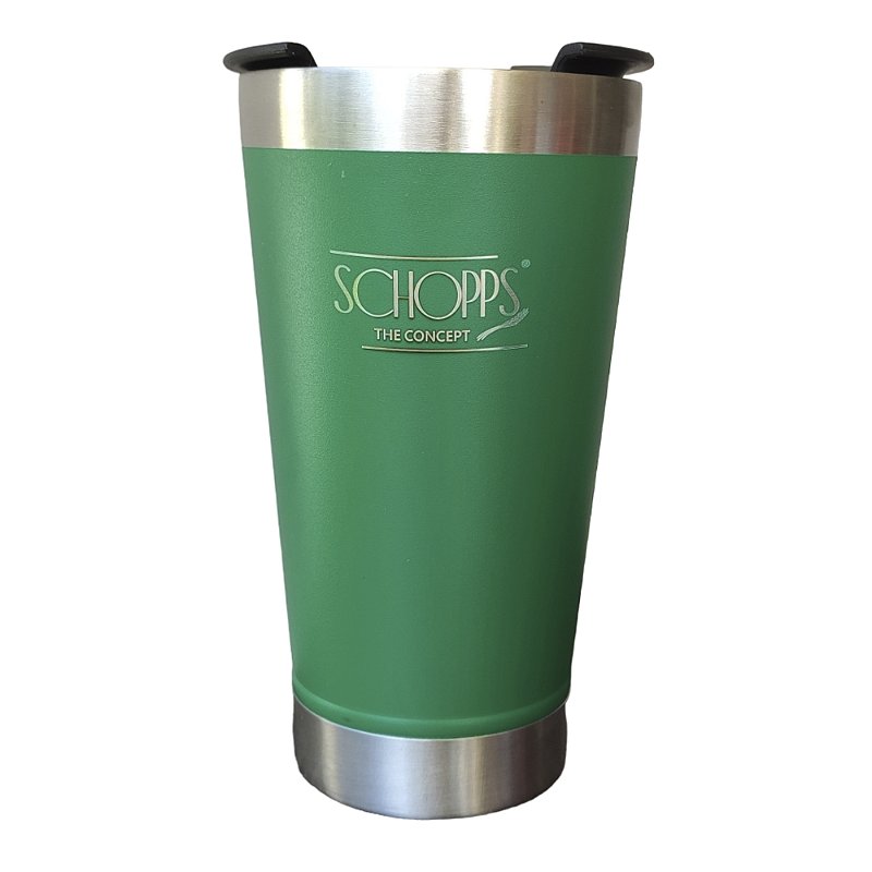 Copo Térmico Vaccum Schopps 493ml - Verde