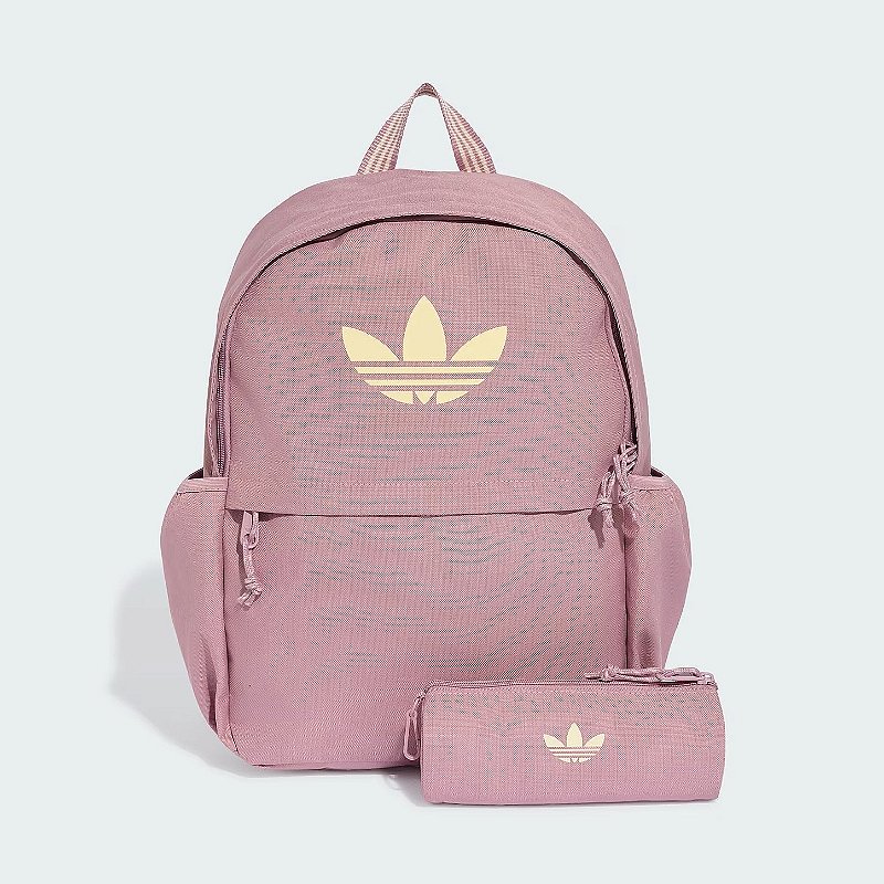 【マツ】 ADIDAS ORIGINALS MOCHILA COM ESTOJO COR MAGIC MAUVE - MELEVALOGO