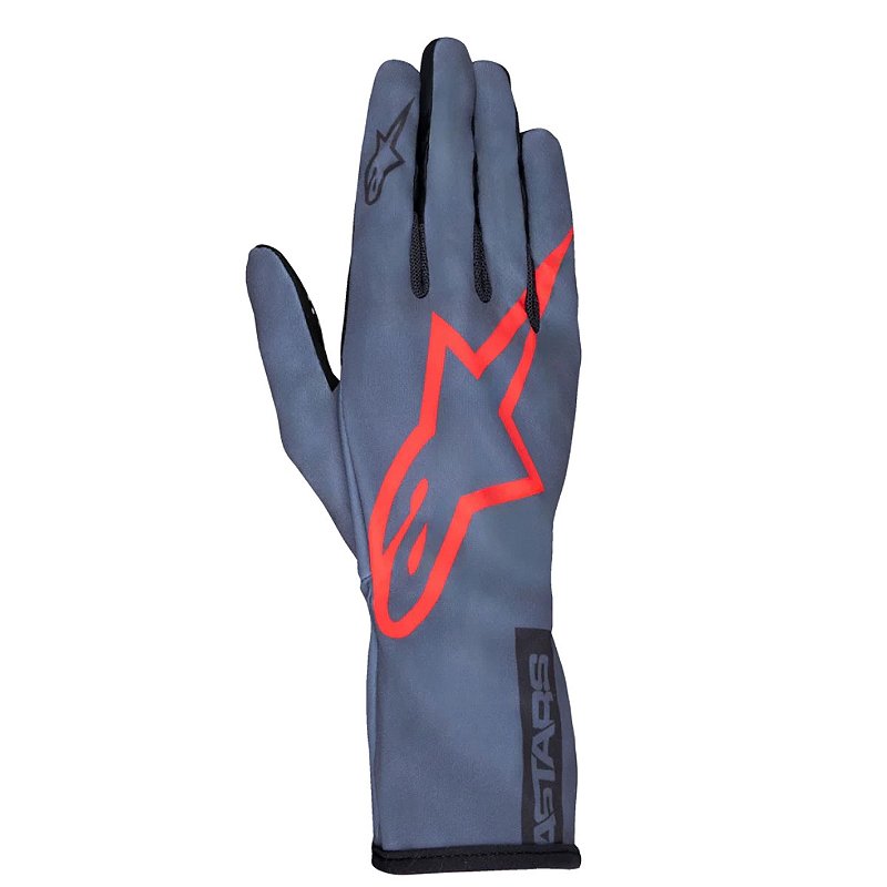 LUVA KART ALPINESTARS TECH 1 V2 PURE - CINZA - SinRace Produtos