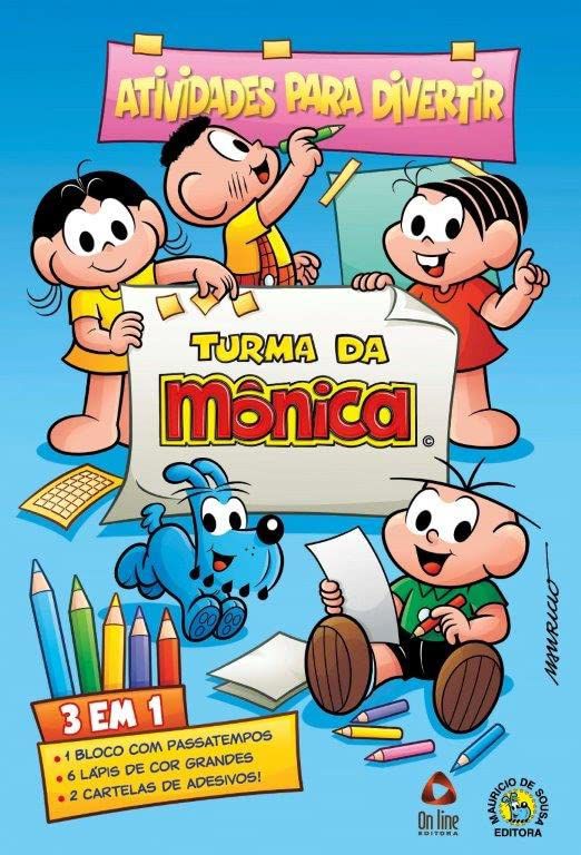 Livro Turma da Mônica Diversão com Aquarela