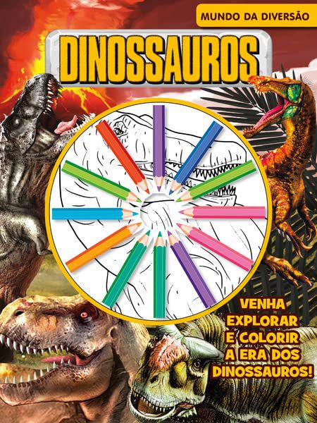 Dinossauros Livro Para Pintar : On Line Editora: : Livros