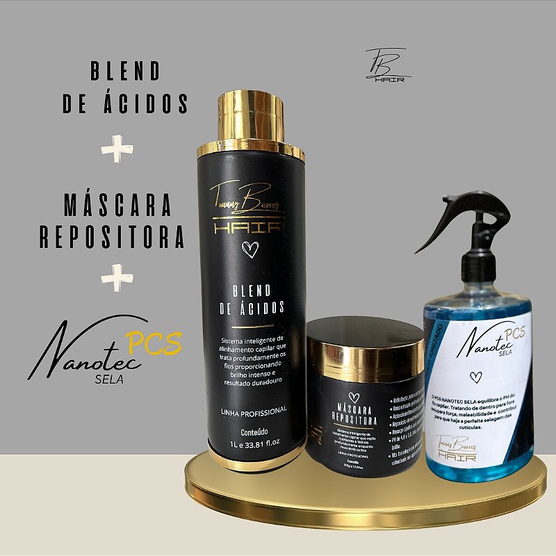 Blend De Ácidos + Nanotec Sela + Máscara Repositora