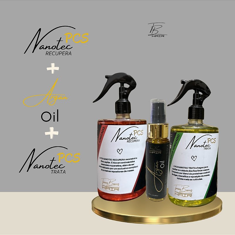 Nanotec Trata + Nanotec Recupera + Argan Oil