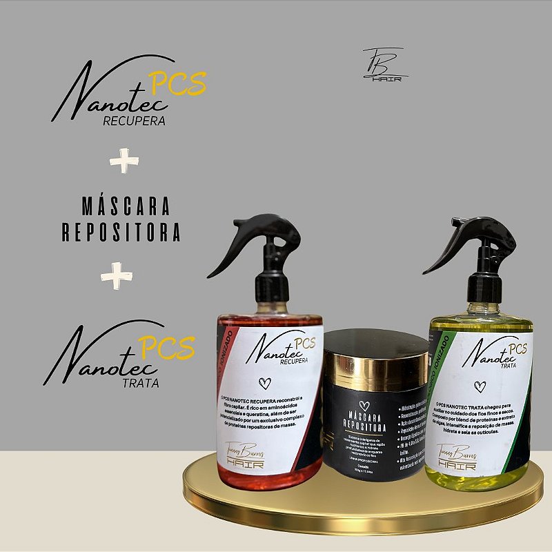 Nanotec Trata + Nanotec Recupera + Máscara Repositora