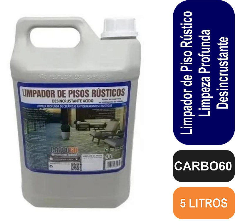 Limpador Piso Rústico Limpeza Profunda Cerâmicas antiderr 5L