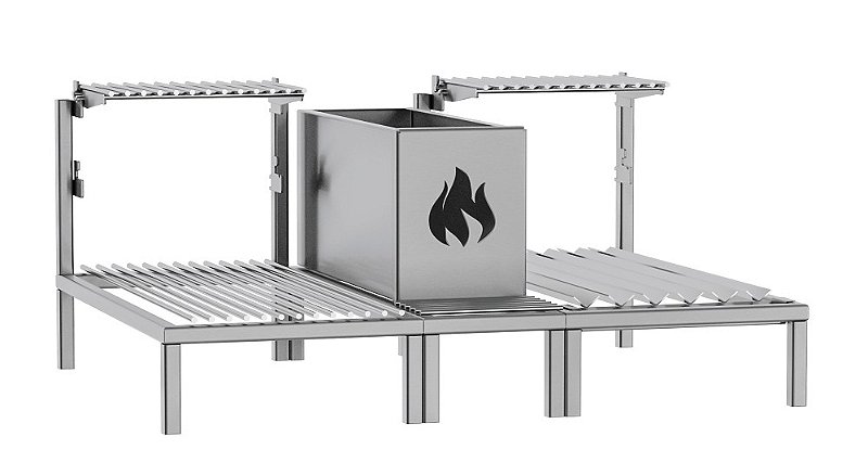 Parrilla Due Grill em inox — CORSE
