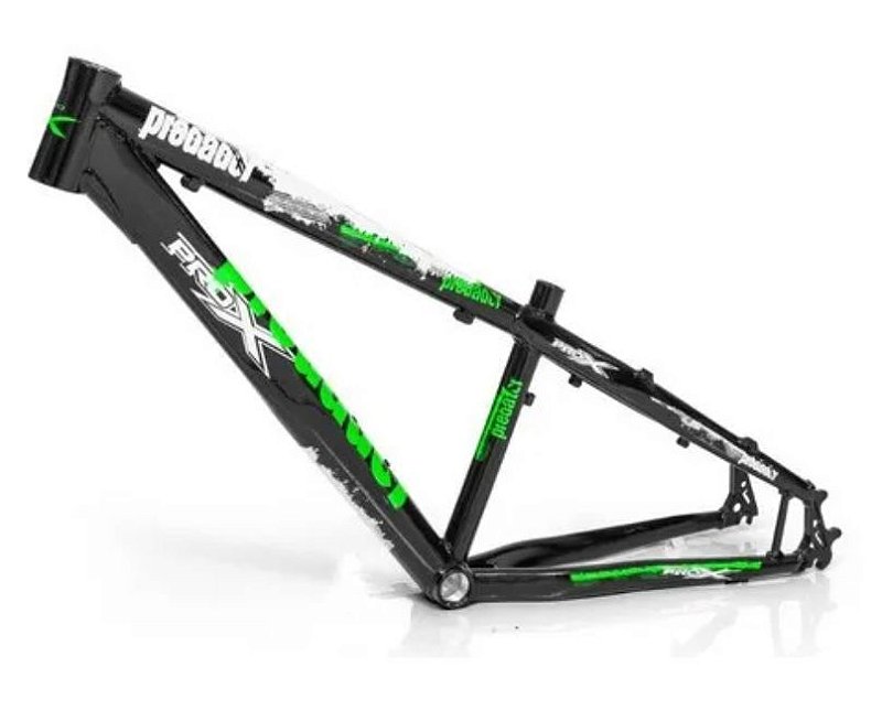 Quadro Bicicleta Pro X Freeride Predador 26x13.5 Pto/Vde - Loja