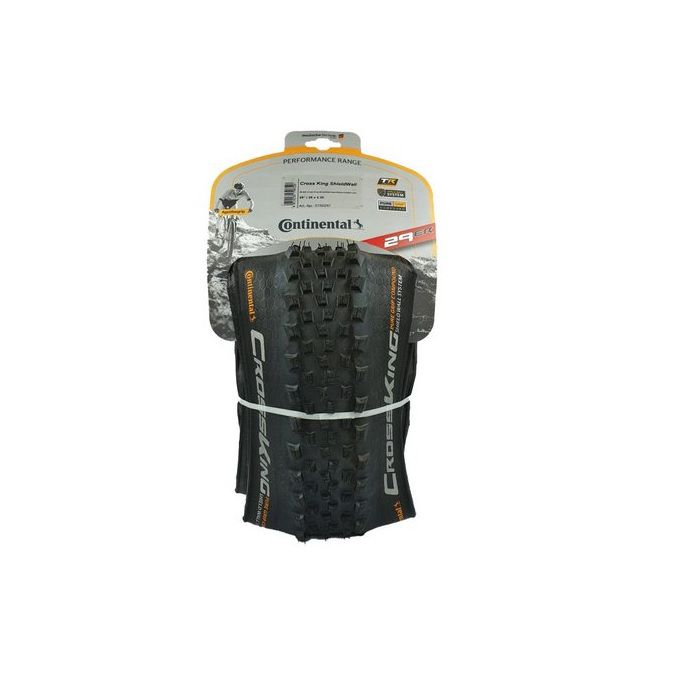 Paire De Pneus VTT Tubeless Continental Cross King & Mountain King 29x2,3 - Occasion ~90% Usure
