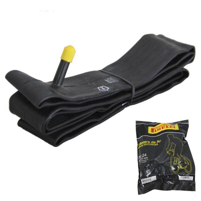 Camera D'Aria Per Bici Duro 24 X 3.00 – Valvola Americana 33mm – Nuova