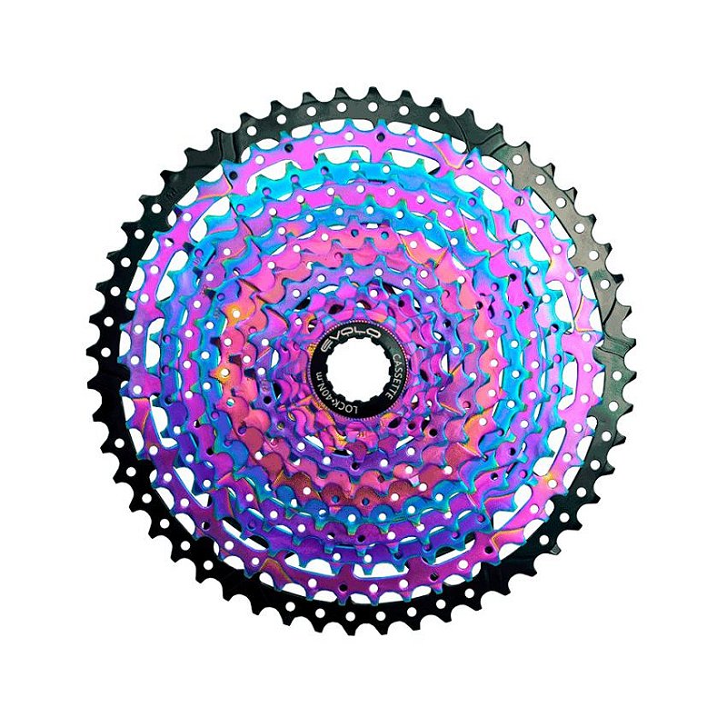 ケノン7.1 Cassete K7 Engrenagem Bicicleta Bike Evolo 12V 11/50D Rainbow