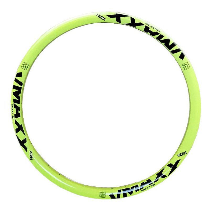 Aro Roda Bicicleta Bike Vzan Vmaxx 26x36F P69 Disc Amarelo - Loja