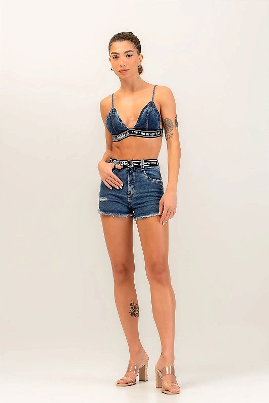 Top Jeans Attack Denim Labellamafia