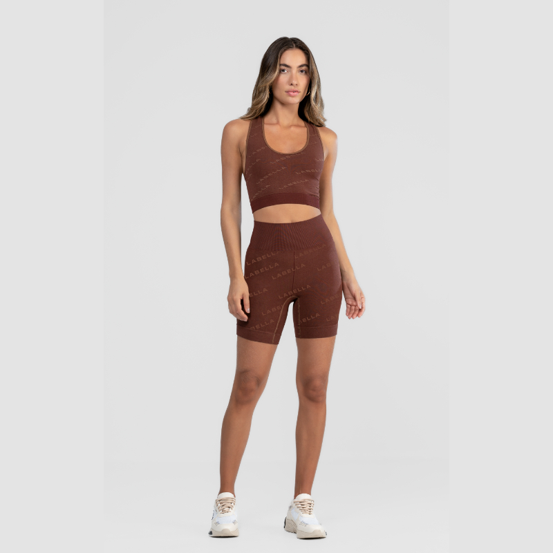 Short Seamless Labellamafia Marrom