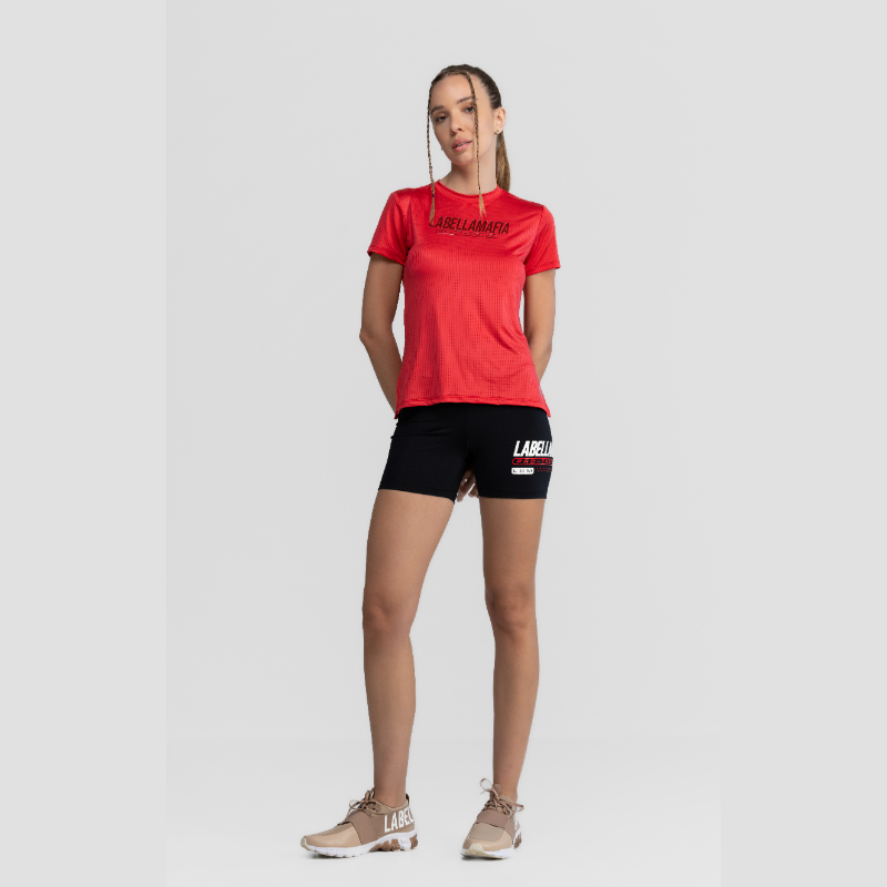 Camiseta Malha Essentials Vermelha Labellamafia