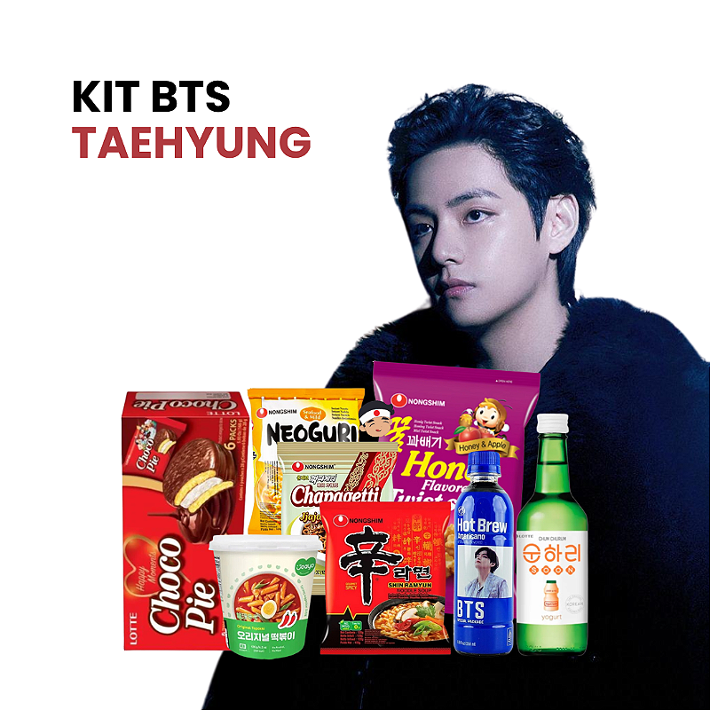 BTS テテ 公式 セット Kit BTS V (Taehyung) - Lojas Kaito — O melhor dos produtos