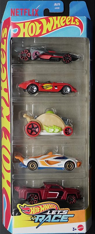 Hot Wheels Let´s Race - JBJ79 | 5-Pack | Multi-pack Standard - LD