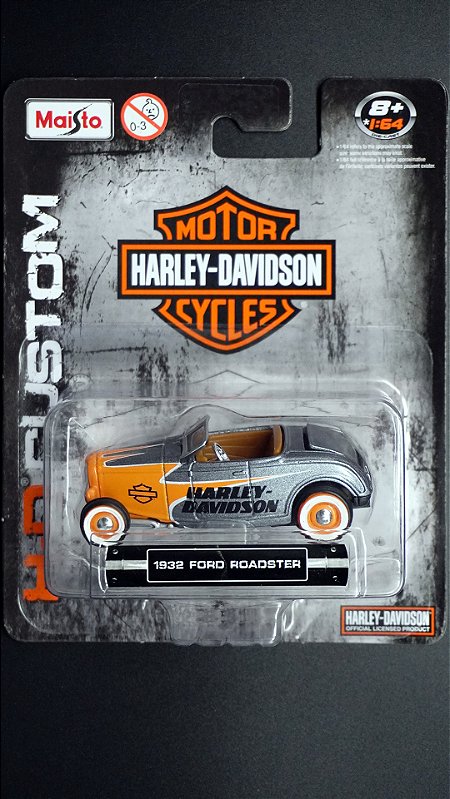 1932 Ford Roadster - Harley-Davidson | 1:64 | H-D Custom | Maisto