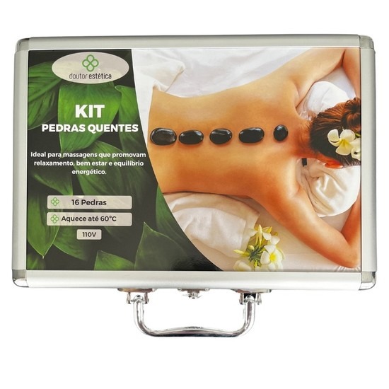 Kit Pedras Quentes com Maleta Aquecedora - Doutor Estética