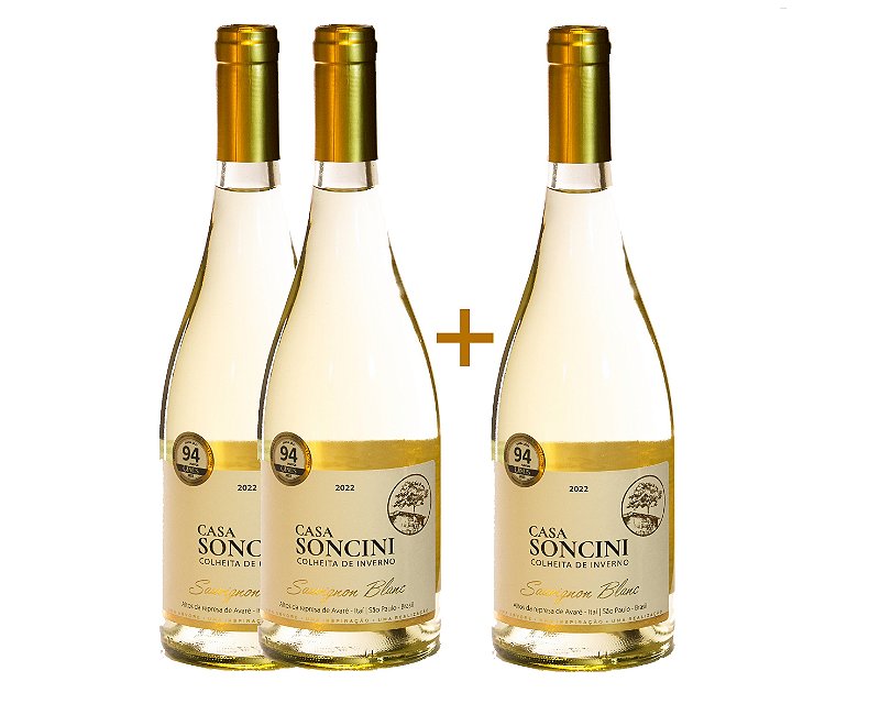 KIT Sauvignon Blanc 2022 - COMPRE 2 LEVE 3