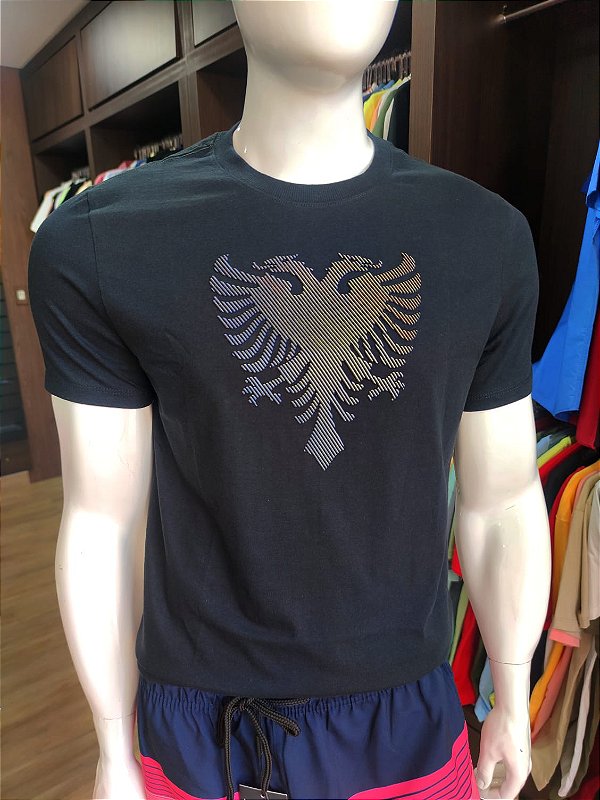 Camiseta Cavalera Indie Tracing Bicolor Estampa Emborachada - Cor