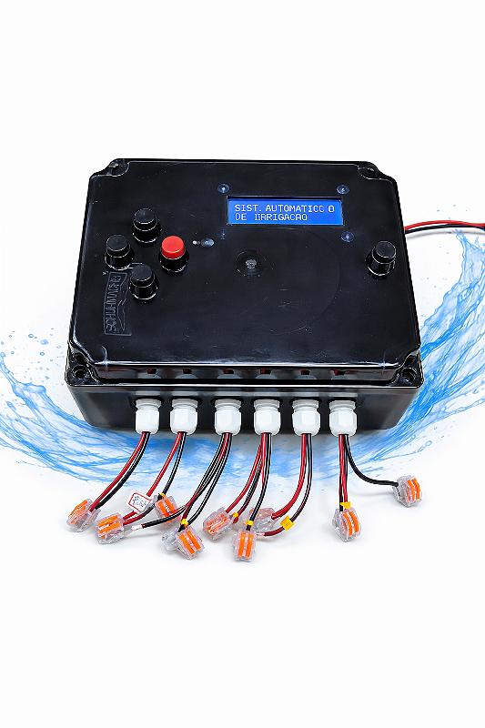 Módulo Controlador Inteligente de Irrigação IoT (Peça Avulsa)