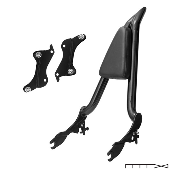 Kit Sissy Bar Wings Destacável Mod. Diablo Brutale 20 Pol. DB01 HarleyDavidson Touring MTX