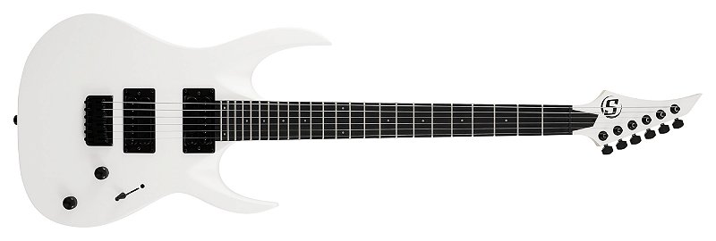 Guitarra 6 Cordas S by Solar AB4.6W branca fosca - Norris Imports