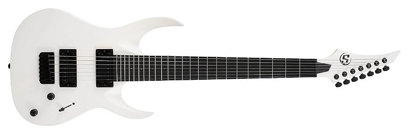 Guitarra 7 Cordas S by Solar AB4.7W branca fosca barítona - Norris