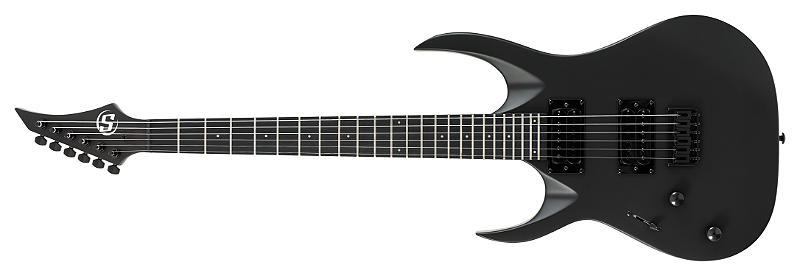 Guitarra 6 Cordas S by Solar AB4.6CLH preto Canhota China - Norris