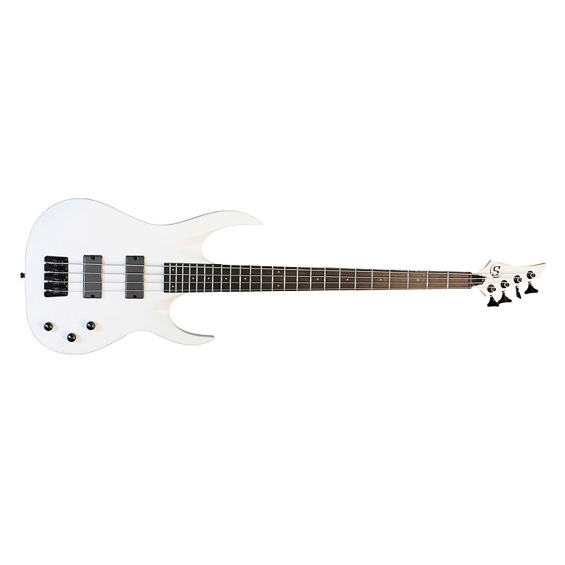 Contrabaixo 4 Cordas S by Solar AB4.4W Branco fosco - Norris