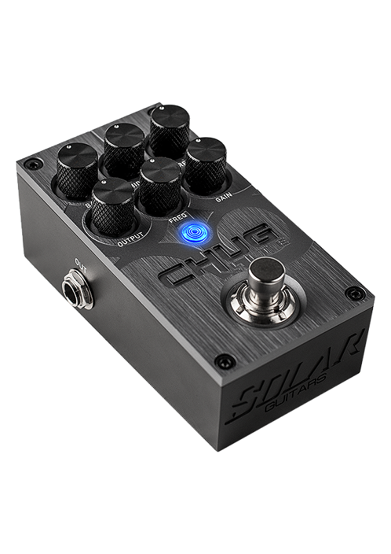 ギター SOLAR GUITARS CHUG Lite Pedal de distorção preamp CHUG LITE Solar High Gain - Norris