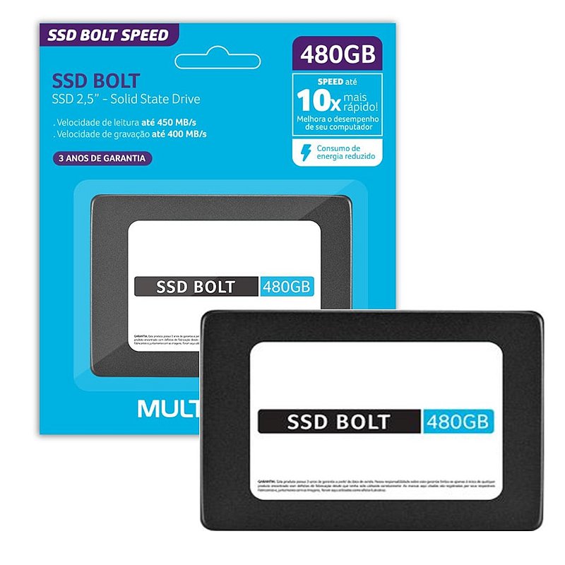 SSD 480GB SATA III 2.5" em São Luís MA - Mundo Nerd SLZ | Um arsenal em  acessórios!