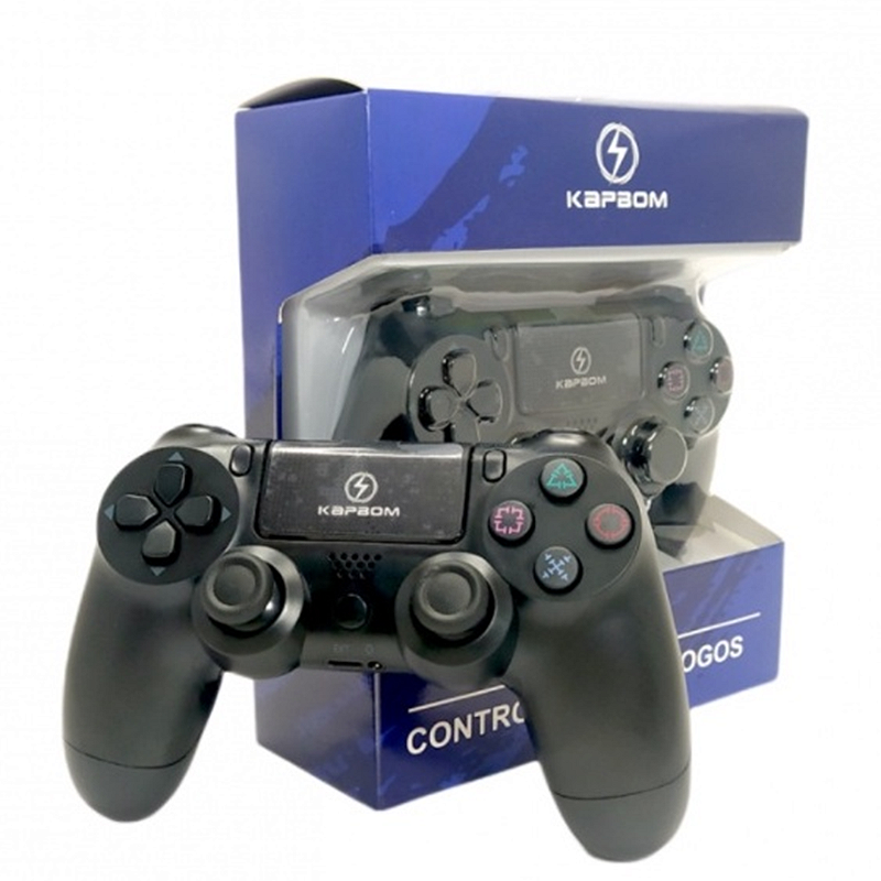 Controle Ps4 Joystick Sem Fio Wireless Recarregável Preto em