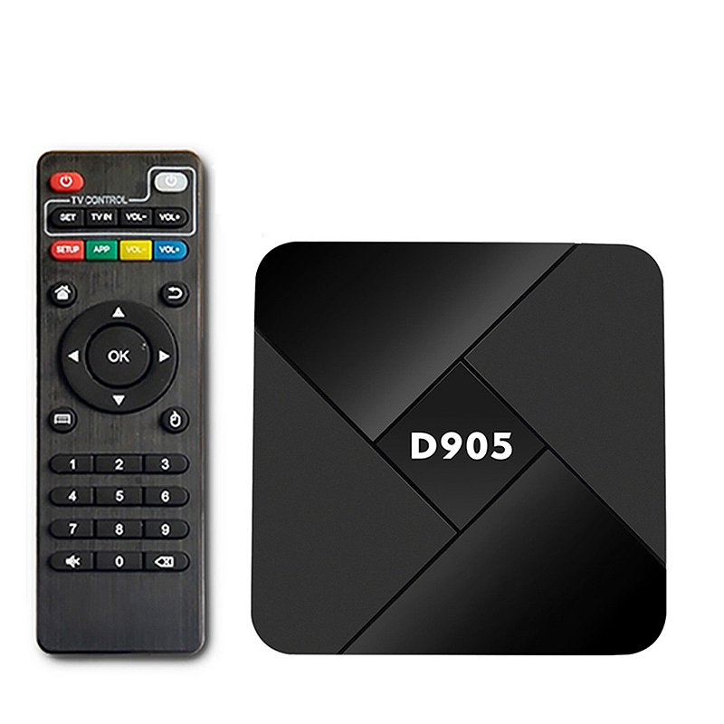TV Box D905 Amlogic S905 Wi-Fi Android - Mais Imports