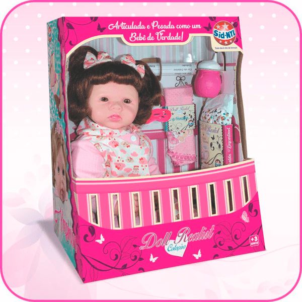 Boneca Stylo Kids Reborn