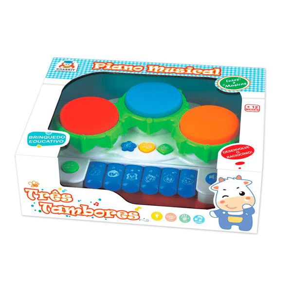 Jogo Pinguim Race com Luz e Som Braskit - Up Brinquedos