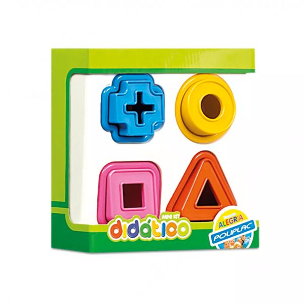 Brinquedo Educativo Poliplac - Números E Formas Para Crianças