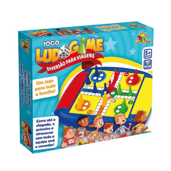 Jogo de Ludo Brinquedo Educativo - Carimbras