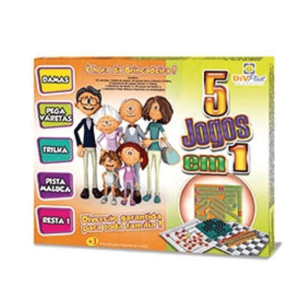 Kit De Jogos 5 Em 1 Ludi - Papellotti