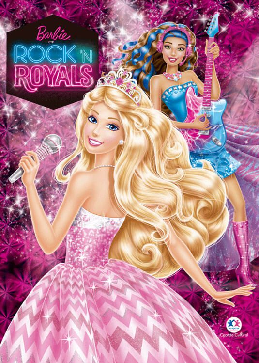 Livro Barbie - a Princesa e a Pop Star Ciranda Cultural - Up Brinquedos