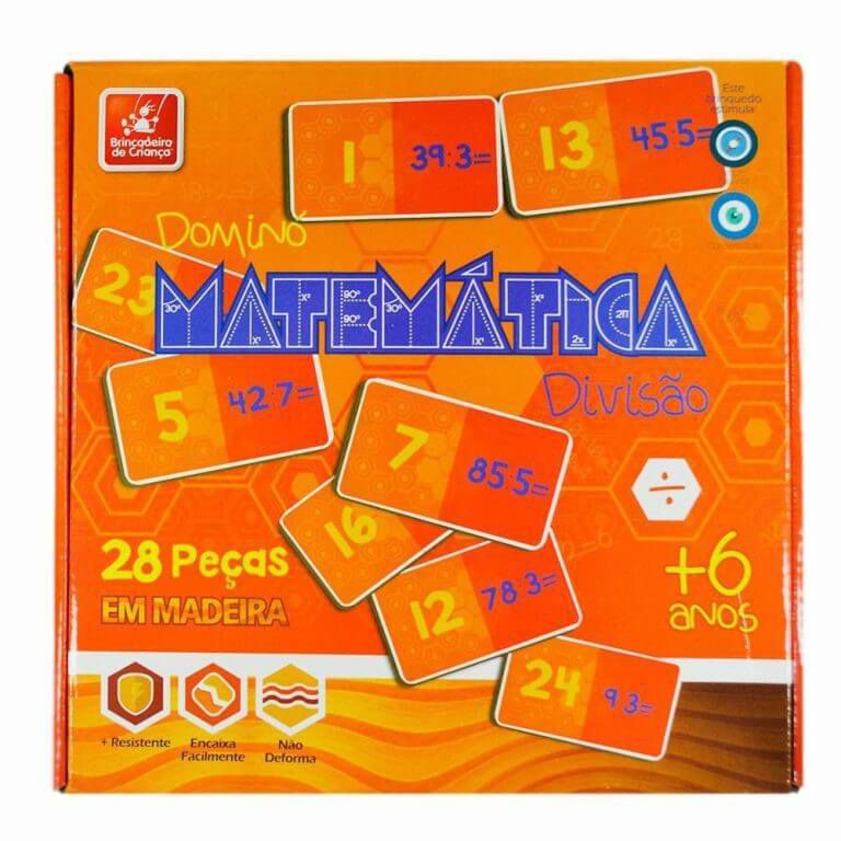 Jogo de Dominó Operações Matemáticas Multiplicação 28 peças Junges - Up  Brinquedos