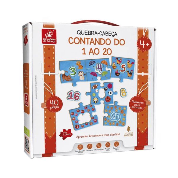 Jogo Educativo Quebra Cabeça 30 Peças - Galinha Pintadinha