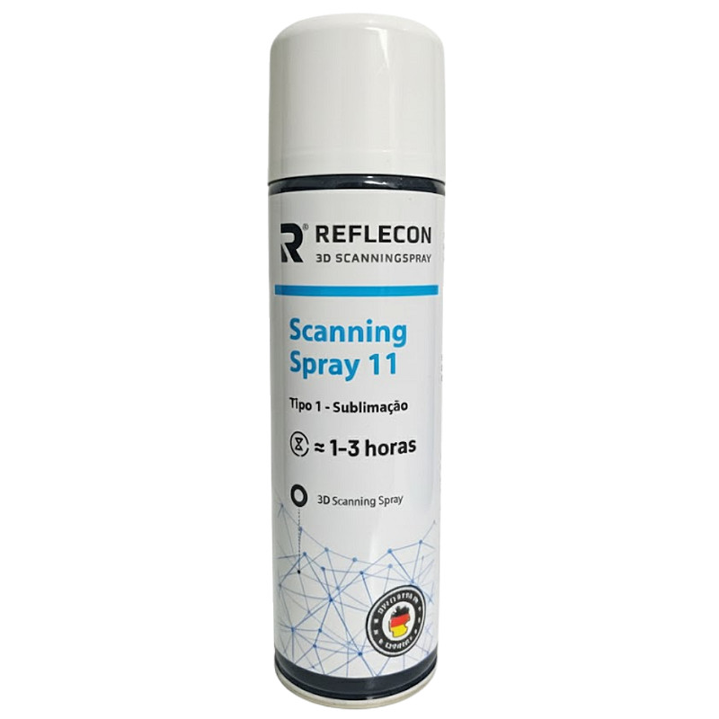 Spray para Scanner 3D Reflecon 11 - SUPRISCAN - Suprimentos para Scanner 3D